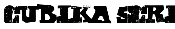 Cubika Script font preview
